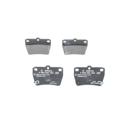 Billede af BOSCH 0 986 494 350 Bremseklodser Low Metallic med akustisk advarsel for slid TOYOTA: RAV4 II SUV, I SUV Cabriolet