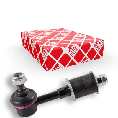 Billede af febi BILSTEIN 29953 Stabstag venstre foraksel, højre foraksel 106 M10 x 1,25, M8 1,25 Plus med møtrik, leje, underlægskiver Stål sølv