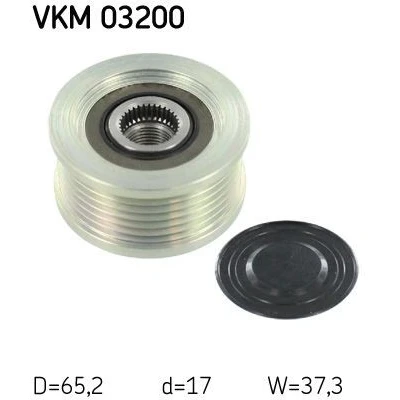 Billede af SKF VKM 03200 Friløbskobling 37,3