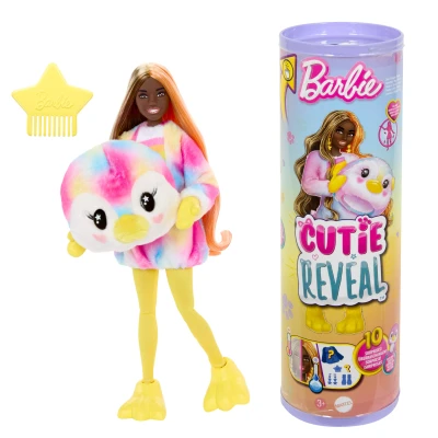Billede af Barbie Cutie Reveal Dukke med Tie dye Pingvin