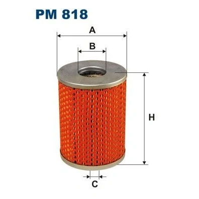 Billede af FILTRON PM 818 Brændstoffilter Filterindsats