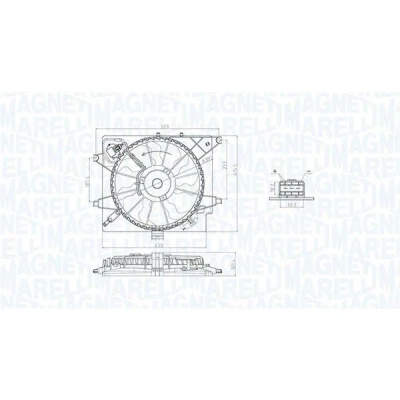 Billede af MAGNETI MARELLI 069422789010 Køleventilator 392 12 156
