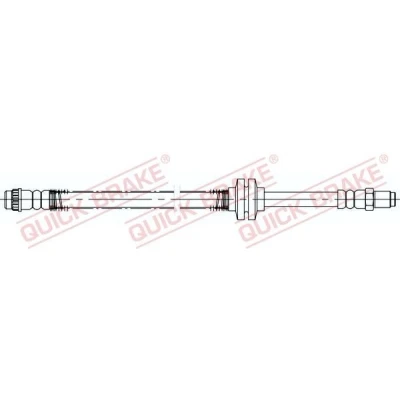 Billede af QUICK BRAKE 36.901 Bremseslange 447 M10x1 RENAULT: GRAND SCENIC 2, MEGANE 2