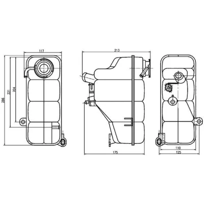 Billede af MAHLE ORIGINAL CRT 123 000S Ekspansionsbeholder