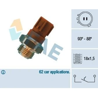Billede af Temperaturkontakt, kølerventilator FAE 36440