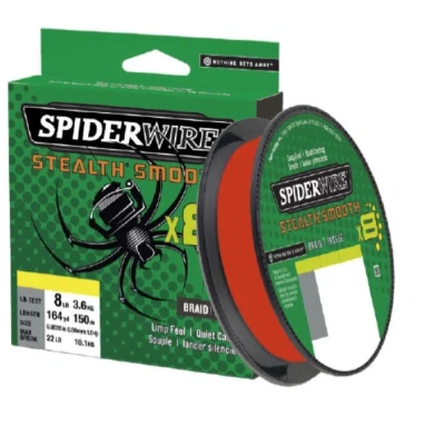 Billede af Spiderwire Stealth Smooth 8 Braid Code Red 150m 0,07mm