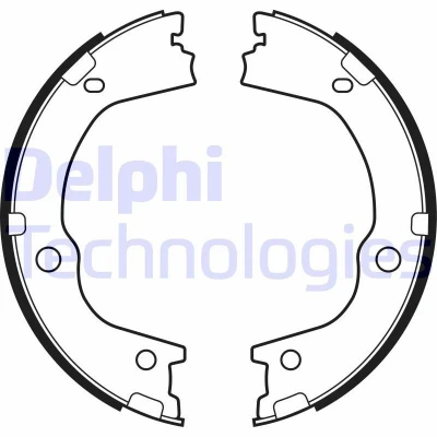 Billede af DELPHI LS2159 Håndbremseklodser