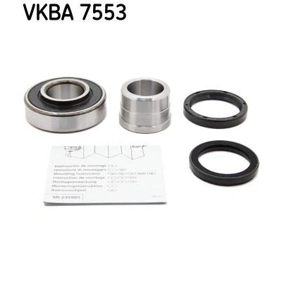 Billede af SKF VKBA 7553 Hjullejesæt med pakdåse 80