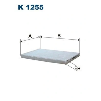 Billede af FILTRON K 1255 Kabinefilter Partikelfilter 189 265 20 NISSAN: Qashqai / Qashqai+2 I, X Trail