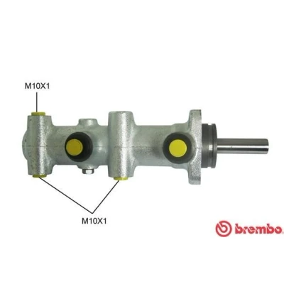 Billede af BREMBO M 61 001 Bremsehovedcylinder 25,4 Støbejern 10 x 1 (3)