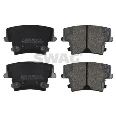 Billede af SWAG 72 11 6109 Bremseklodser bagaksel med akustisk advarsel for slid CHRYSLER: 300C Touring, Sedan