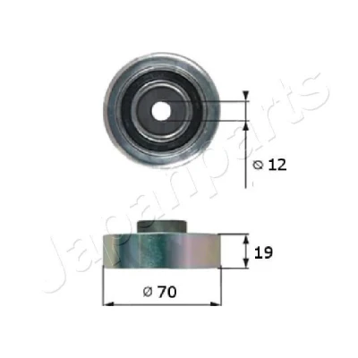 Billede af JAPANPARTS RP 815 Remstrammerhjul SUZUKI: Grand Vitara 1 SUV