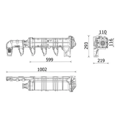 Billede af MAHLE ORIGINAL CE 38 000P EGR køler