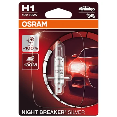 Billede af OSRAM 64150NBS 01B Pære, fjernlys H1 12V 55w FORD: Focus 2, FIESTA 6, MONDEO 4 Turnier, CITROËN: C5 III Stationcar, C4 II Hatchback, C3
