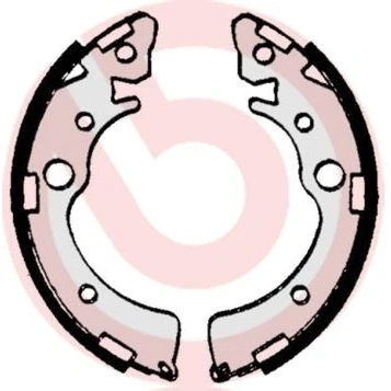 Billede af BREMBO S 28 509 Bremsebakker 180 31