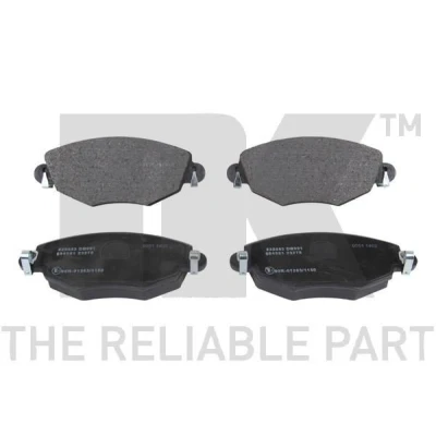 Billede af NK 222553 Bremseklodser med akustisk advarsel for slid anti knirke plade uden tilbehør FORD: MONDEO 3 Kombi, 3, Stufenheck