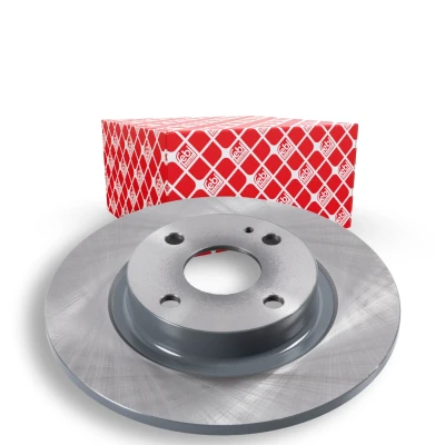 Billede af FEBI BILSTEIN 170726 Bremseskiver bagaksel 254,8 9,6 4 100 fuldstændigt coatet MAZDA: 2 Hatchback, MX 5 IV, IV RF Targa