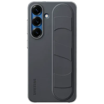 Billede af Samsung Standing Grip Silikone Back Cover Sort Galaxy S25