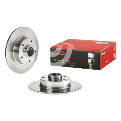 Billede af BREMBO 08.B369.27 Bremseskiver 260 8 5 fuldstændigt med hjullejesæt, ABS sensorring RENAULT: MEGANE 3, Fluence
