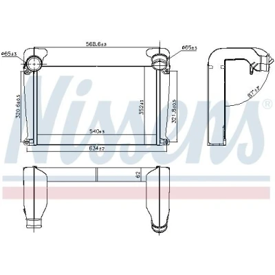 Billede af NISSENS 96986 Intercooler
