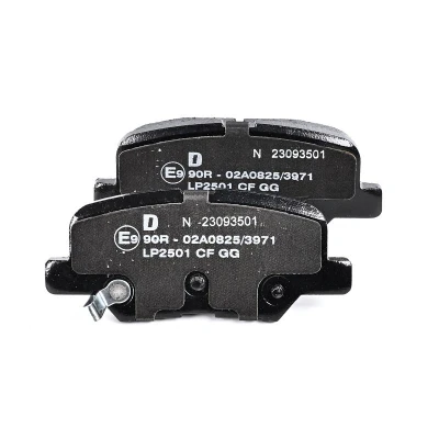 Billede af DELPHI LP2501 Bremseklodser med akustisk advarsel for slid anti knirke plade uden tilbehør MAZDA: 6 Stationcar, Sedan, Van / Stationcar