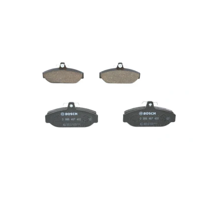 Billede af BOSCH 0 986 467 400 Bremseklodser Low Metallic med anti knirke plade VOLVO: 740 Stationcar, Sedan, 940 I Sedan