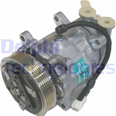 Billede af DELPHI TSP0159424 Kompressor Sanden SD6V12 PAG 46 med kompressorolie