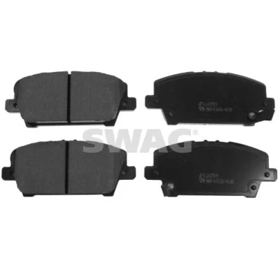 Billede af SWAG 85 91 6802 Bremseklodser foraksel med akustisk advarsel for slid HONDA: CIVIC 8 Hatchback