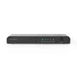 Billede af Nedis HDMI switch 5 Port 5x indgang 1x Output 4K@60Hz 18 Gbps Fjernstyret Metal Anthracite