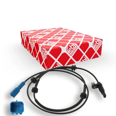 Billede af FEBI BILSTEIN 46261 ABS Sensor venstre foraksel, højre foraksel med skrue 1300 Blå PEUGEOT: 407 Sedan, SW, Coupe, CITROËN: C5 III Stationcar