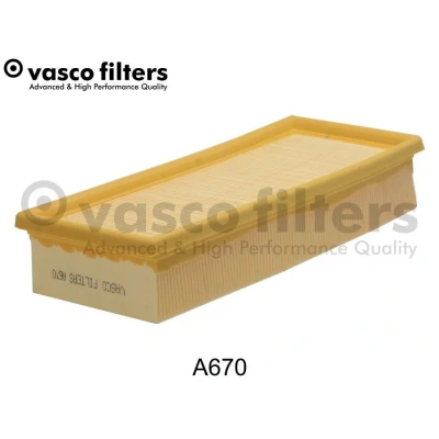 Billede af DAVID VASCO A670 Luftfilter 58 125 292 rektangulær Filterindsats
