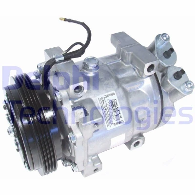 Billede af DELPHI TSP0159275 Kompressor Sanden SD7V16 PAG 46 med kompressorolie RENAULT: CLIO 2