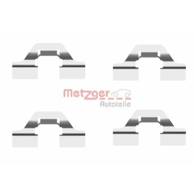 Billede af METZGER 109 1684 Tilbehørssæt, skivebremsebelægning PEUGEOT: Partner II Van, 407 Sedan, 308 I SW, CITROËN: Berlingo II, C5 III Stationcar