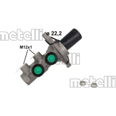 Billede af METELLI 05 1276 Bremsehovedcylinder 22,20mm Aluminium DACIA: Duster II 1.5 dCi 90, 1.2 TCe 125, 1.6 SCe 115 LPG, 95,