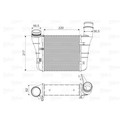 Billede af VALEO 818669 Intercooler uden EGR ventil