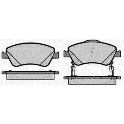 Billede af MAGNETI MARELLI 363916060664 Bremseklodser med akustisk advarsel for slid TOYOTA: Auris Hatchback, Corolla X Sedan