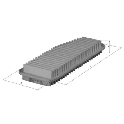 Billede af MAHLE ORIGINAL LX 1611 Luftfilter 50,0 136 376,0, 376,0 Filterindsats TOYOTA: RAV4 II SUV, I SUV