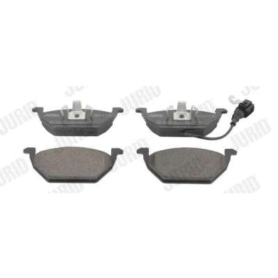Billede af Jurid 571971JC Bremseklodser White Low Dust Keramik Inkl. slidadvarselskontakt VOLKSWAGEN: Golf 5, 6, 4, SKODA: Fabia 2