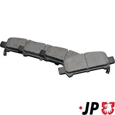 Billede af JP GROUP 4663700110 Bremseklodser bagaksel med akustisk advarsel for slid SUBARU: Forester II, Legacy 4, Impreza I Sedan