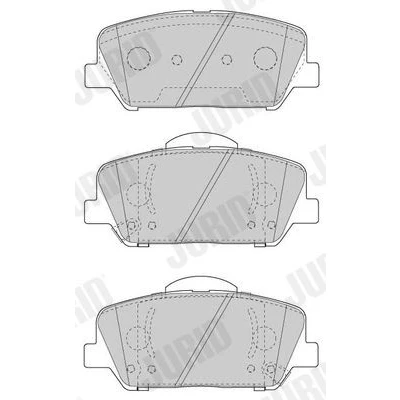 Billede af JURID 573447J Bremseklodser med akustisk advarsel for slid KIA: Optima / K5