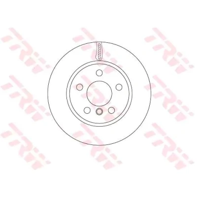 Billede af TRW DF6799 Bremseskiver 280 22 5 112 ventileret lakeret MINI: Hatchback, Cabriolet, Clubman, BMW: 2 Active Tourer