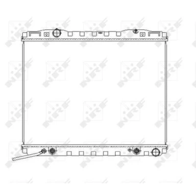 Billede af NRF 53366 Radiator Aluminium 640 470 18 Loddet køleripper