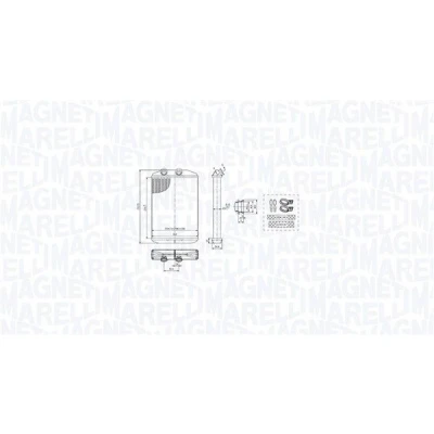 Billede af MAGNETI MARELLI 350218519000 Varmeveksler