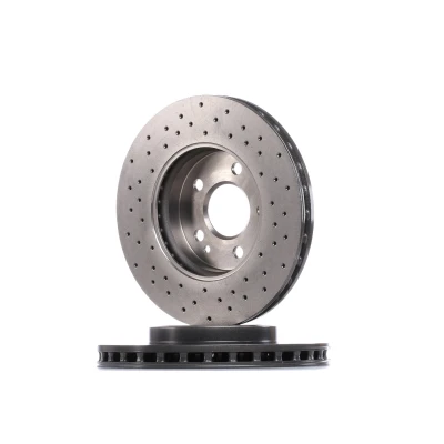 Billede af BREMBO XTRA LINE 09.B344.4X Bremseskiver 295 28 5 perforeret/indv. ventileret coatet højkarboniseret med skruer MERCEDES BENZ: A klasse, B klasse