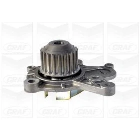 Billede af GRAF PA1063 Vandpumpe 20 med pakning mekanisk Stålplade 59,28 til tandremsdrift HYUNDAI: i30 I Hatchback, Elantra III Sonata V