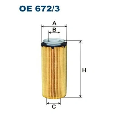 Billede af FILTRON OE 672/3 Oliefilter Filterindsats BMW: 3 Touring, Sedan, 5 Sedan