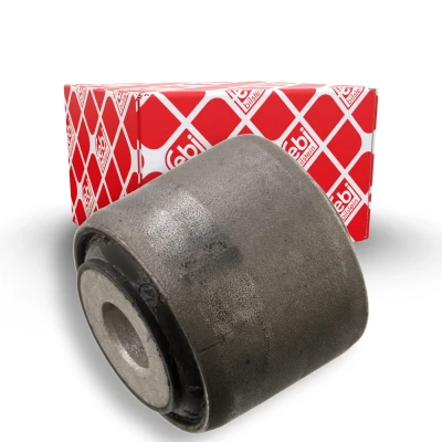 Billede af FEBI BILSTEIN 104781 Bøsning Bagaksel venstre, nede, bag, på indersiden, højre 37,8 Gummi AUDI: A4 B6 Sedan, B7 A6 C6 Sedan