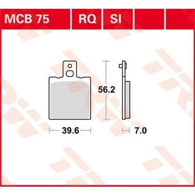 Billede af TRW Sinter Offroad MCB75SI Bremseklodser