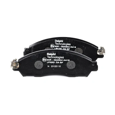 Billede af DELPHI LP3291 Bremseklodser med akustisk advarsel for slid uden anti knirke plade tilbehør NISSAN: NP300 Navara Pick up