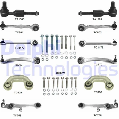 Billede af DELPHI TC1300KIT Rep.sæt, bærearm foraksel AUDI: A4 B5 Sedan